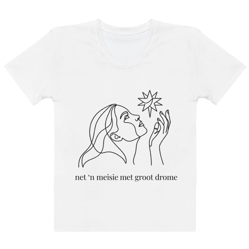 Net 'n Meisie met Groot Drome T-Shirt