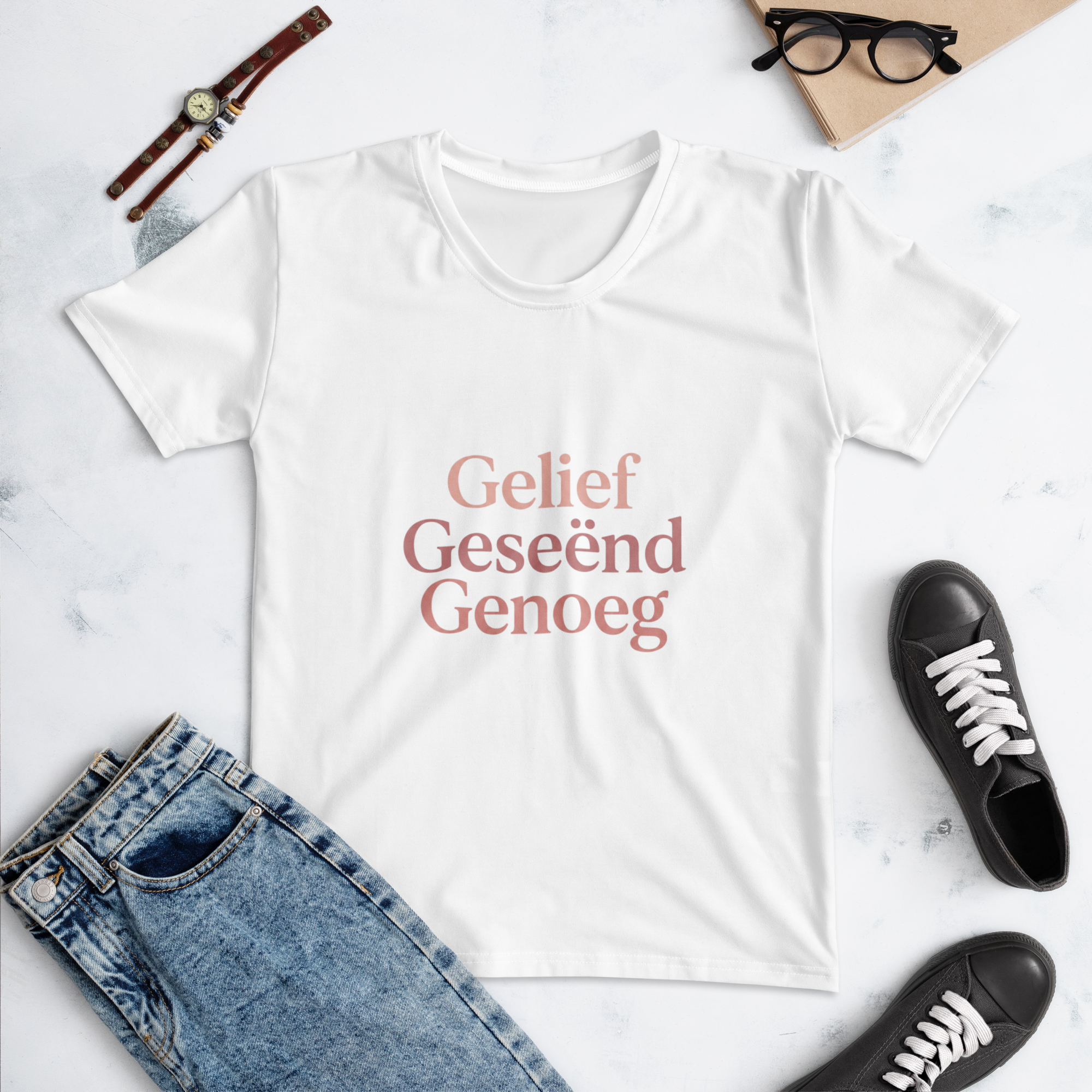Gelief Geseënd Genoeg - Women's T-Shirt